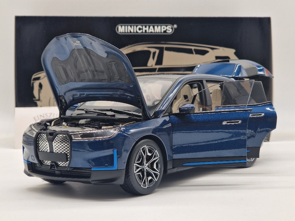 BMW iX Blue Metallic 2022 (All Open)