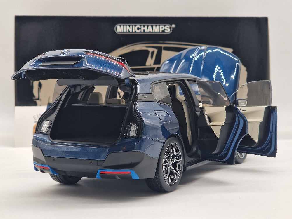 BMW iX Blue Metallic 2022 (All Open)