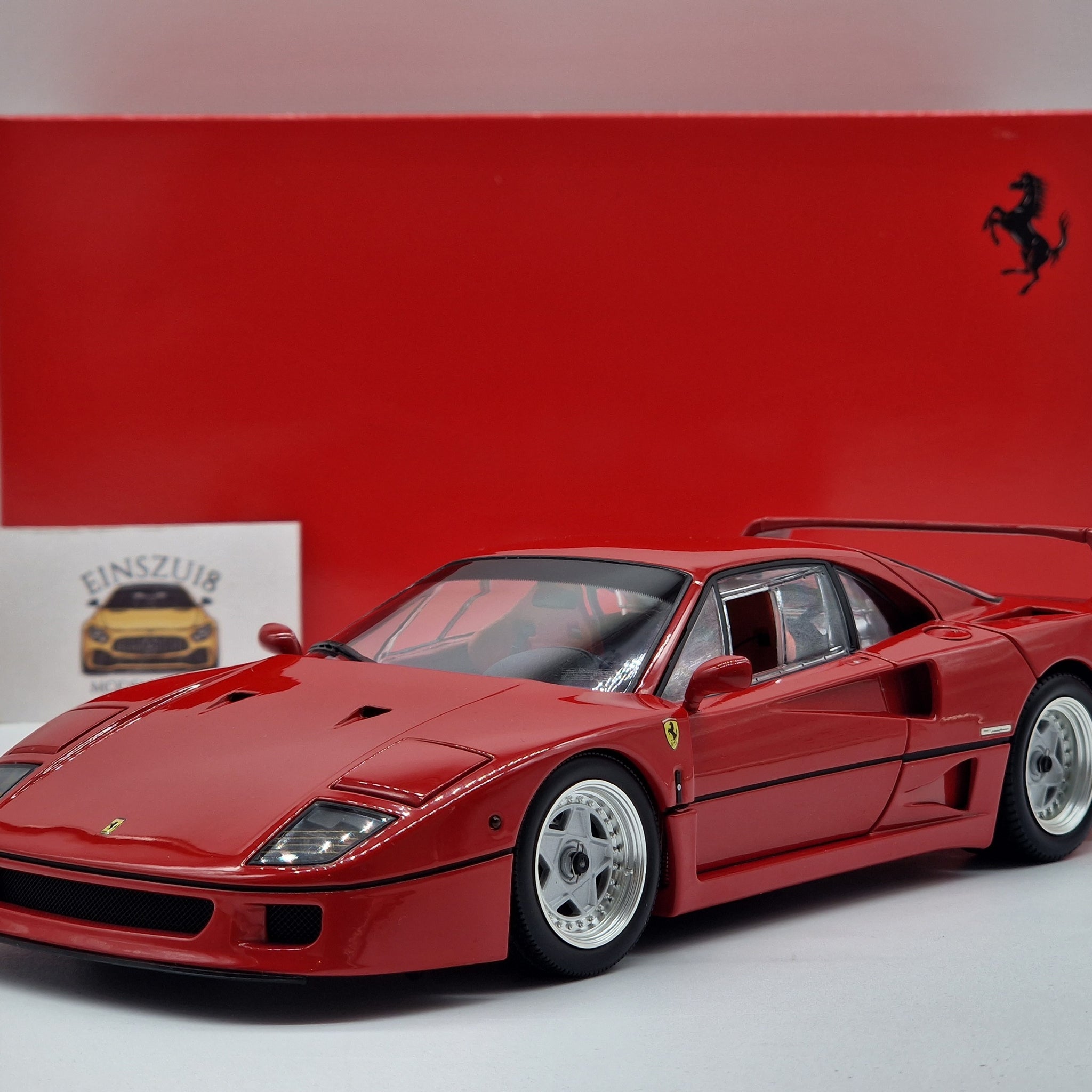 Ferrari F40 1987 Red / Lexan Windows *High-End-Model*