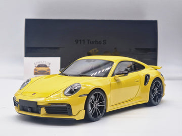 Porsche 911 (992) Turbo S Coupe Sport Design 2021 Racing Gelb