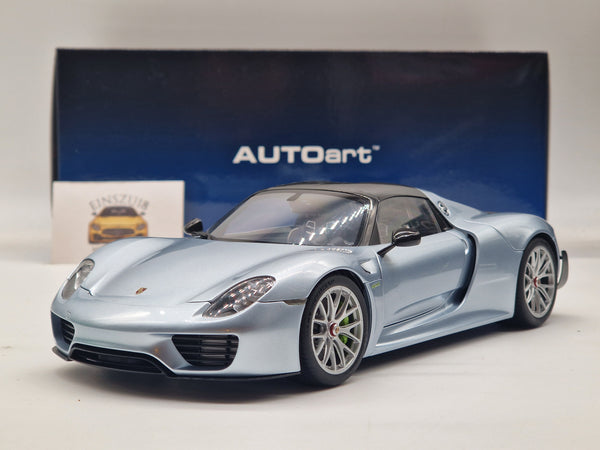 Porsche 918 Spyder Weissach Package 2013 Liquid Metal Chrome Blue