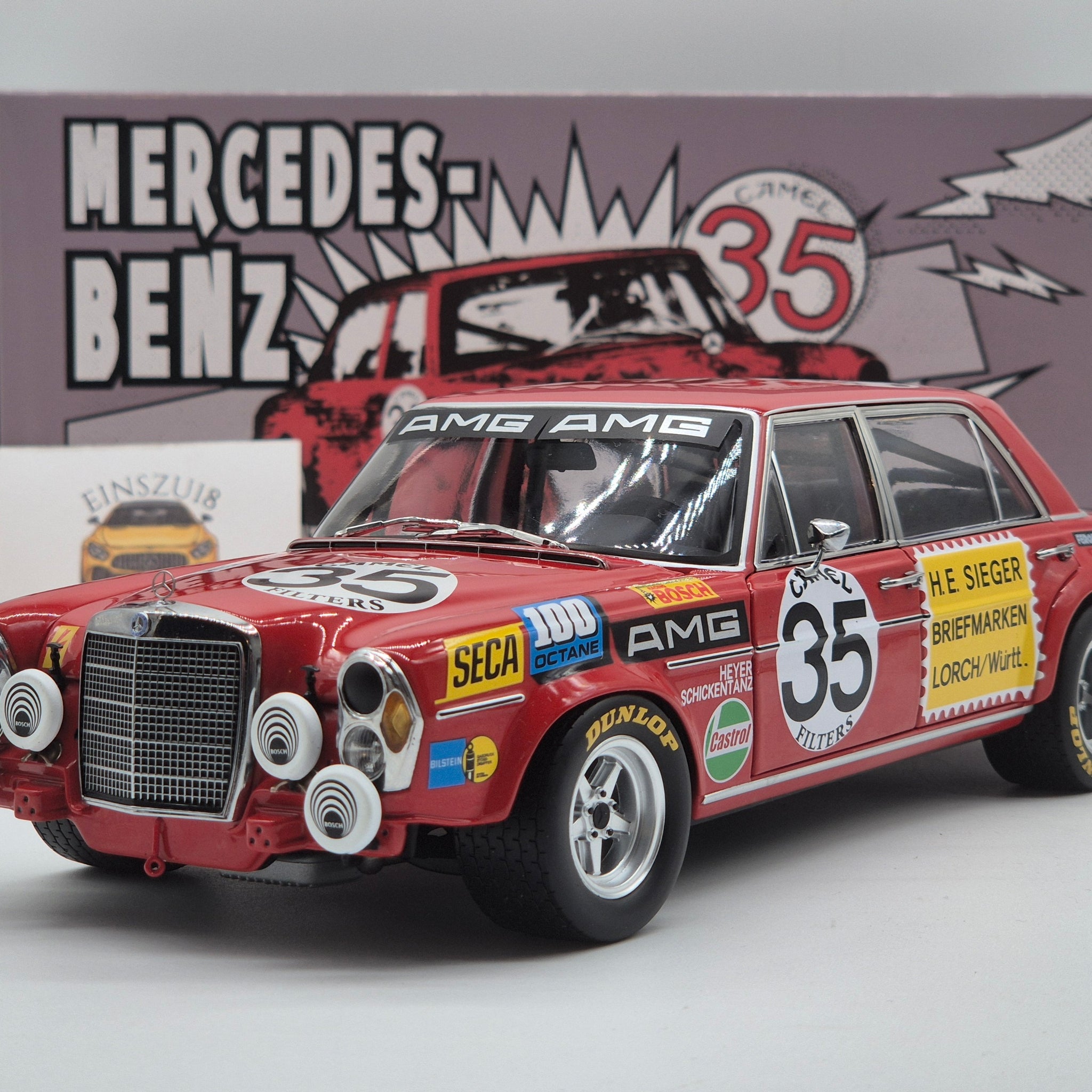Mercedes-Benz AMG 300SEL 6.8 1971 Red Pig (Asia Exclusive)
