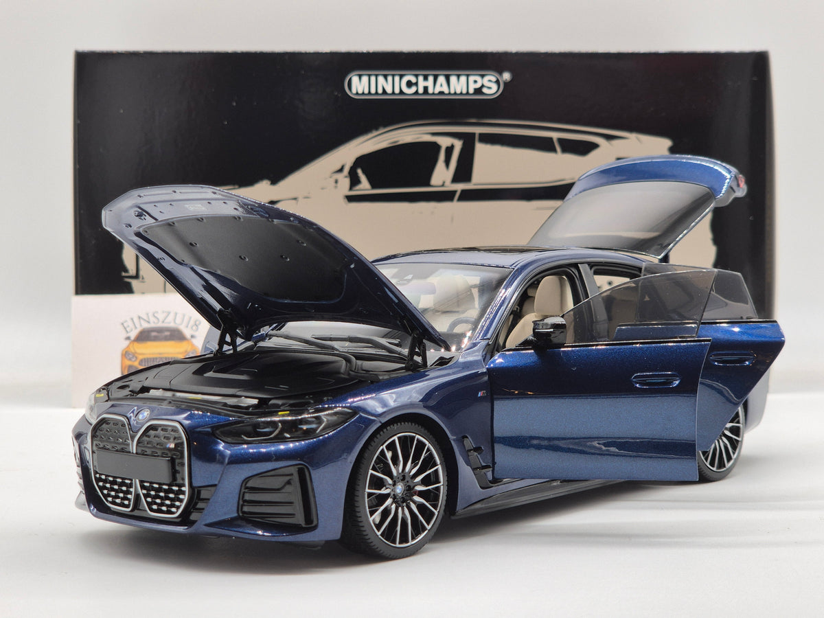 BMW i4 M50 2022 Blue Metallic (All Open)
