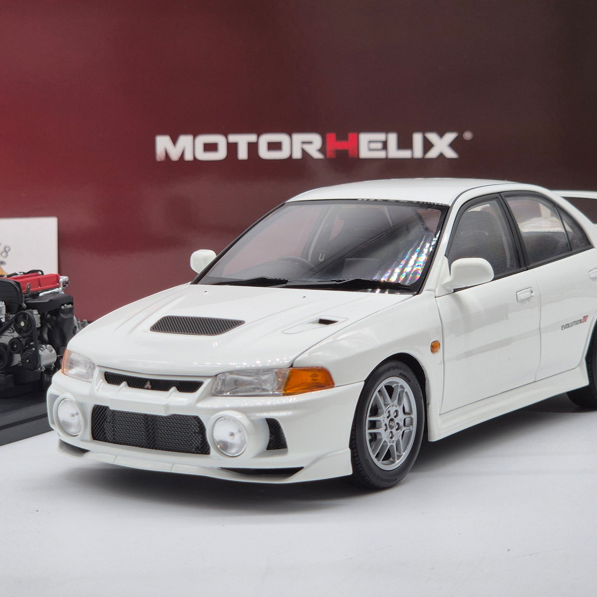 Mitsubishi Lancer EVO Evolution IV 1999 Scotia White