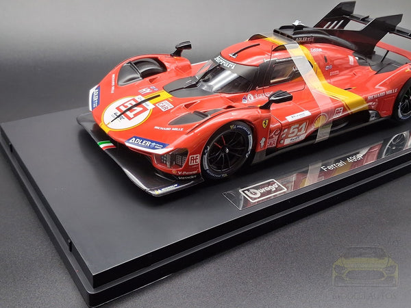 BBURAGO FERRARI 499P 3.0L TURBO V6 TN 51 - WINNER LeMans 2023 -ALESSANDRO PIER GUIDI - JAMES CALADO - ANTONIO GIOVINAZZI 1:18