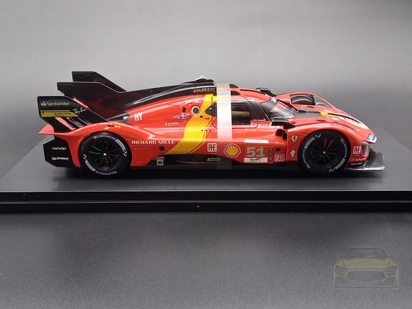 BBURAGO FERRARI 499P 3.0L TURBO V6 TN 51 - WINNER LeMans 2023 -ALESSANDRO PIER GUIDI - JAMES CALADO - ANTONIO GIOVINAZZI 1:18