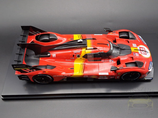 BBURAGO FERRARI 499P 3.0L TURBO V6 TN 51 - WINNER LeMans 2023 -ALESSANDRO PIER GUIDI - JAMES CALADO - ANTONIO GIOVINAZZI 1:18