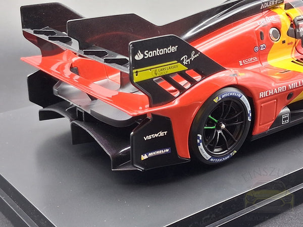 BBURAGO FERRARI 499P 3.0L TURBO V6 TN 51 - WINNER LeMans 2023 -ALESSANDRO PIER GUIDI - JAMES CALADO - ANTONIO GIOVINAZZI 1:18