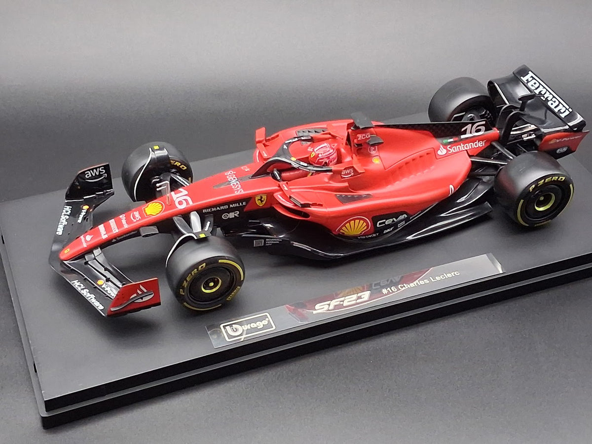 BBURAGO FERRARI F1 SF-23 TEAM SCUDERIA FERRARI N 16 - LECLERC 2023 BU16820LE