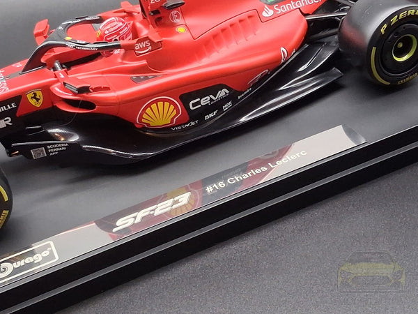 BBURAGO FERRARI F1 SF-23 TEAM SCUDERIA FERRARI N 16 - LECLERC 2023 BU16820LE