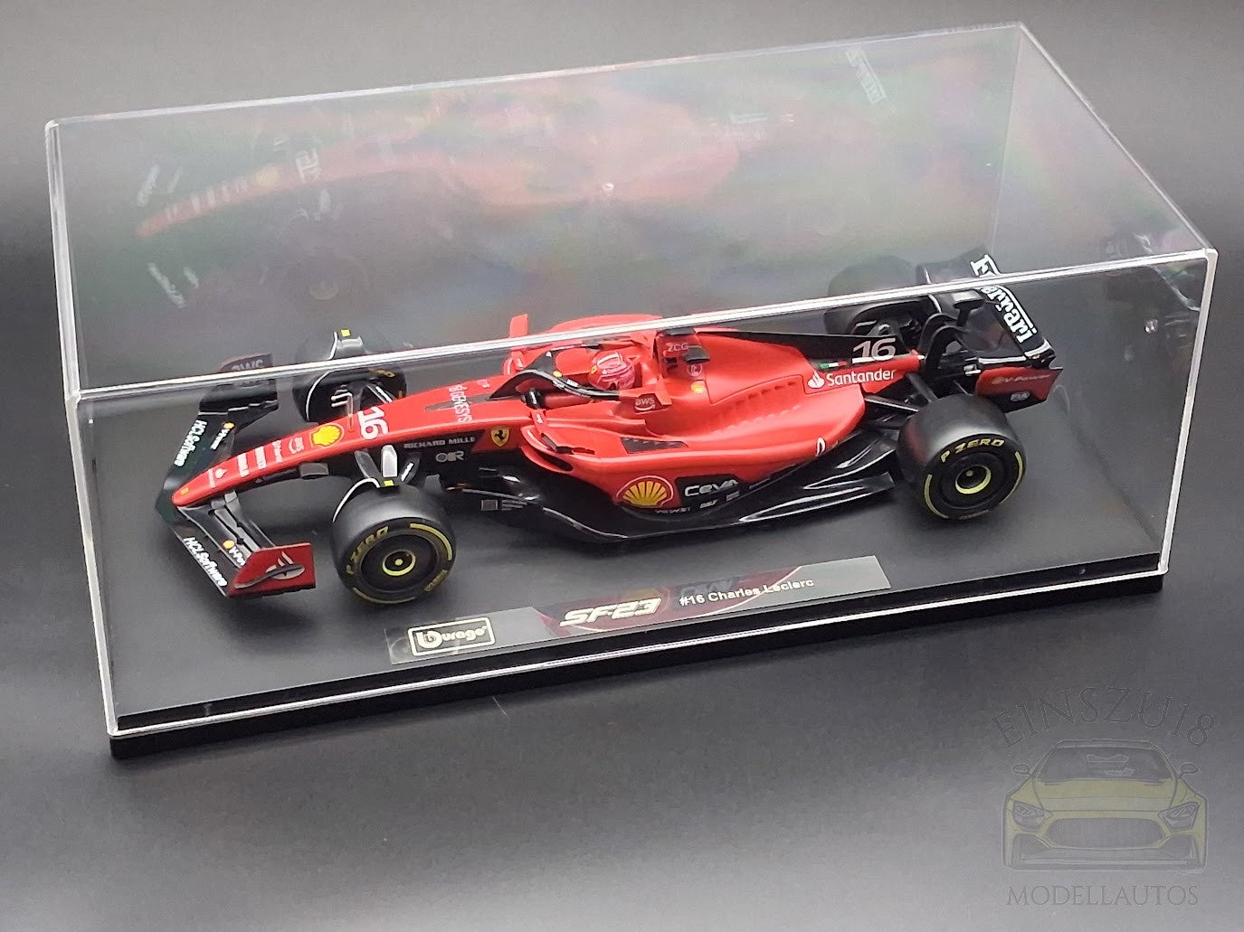 BBURAGO FERRARI F1 SF-23 TEAM SCUDERIA FERRARI N 16 - LECLERC 2023 BU16820LE