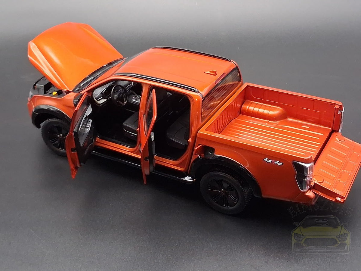 ISUZU D-Max Pick-up Truck (2023) Modellauto Orange Metallic