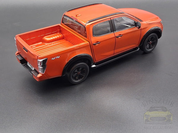 ISUZU D-Max Pick-up Truck (2023) Modellauto Orange Metallic