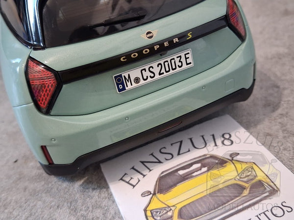 MINI Cooper SE Ocean Wave Green 1:18 TSM-Model