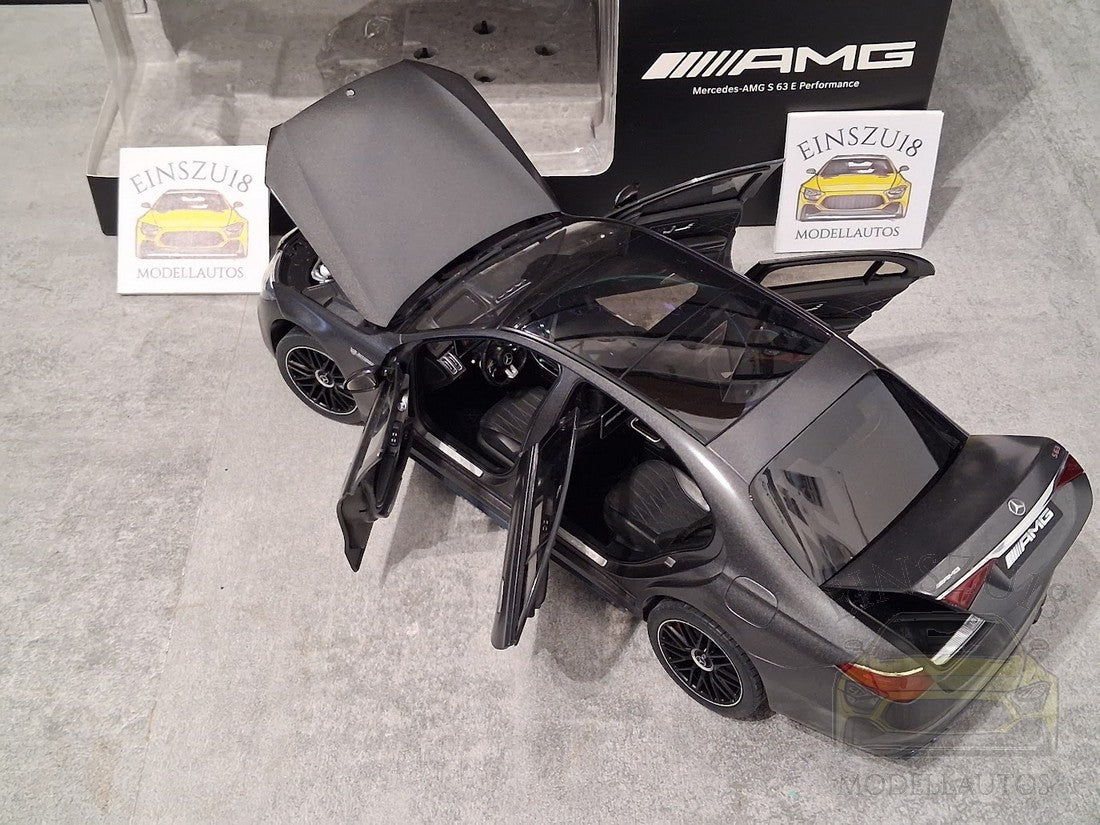 Mercedes-Benz AMG S63 E V223 Graphitgrau Magno NZG