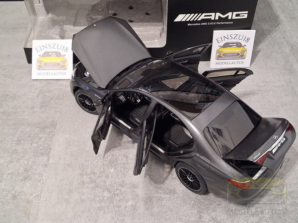 Mercedes-Benz AMG S63 E V223 Graphitgrau Magno NZG