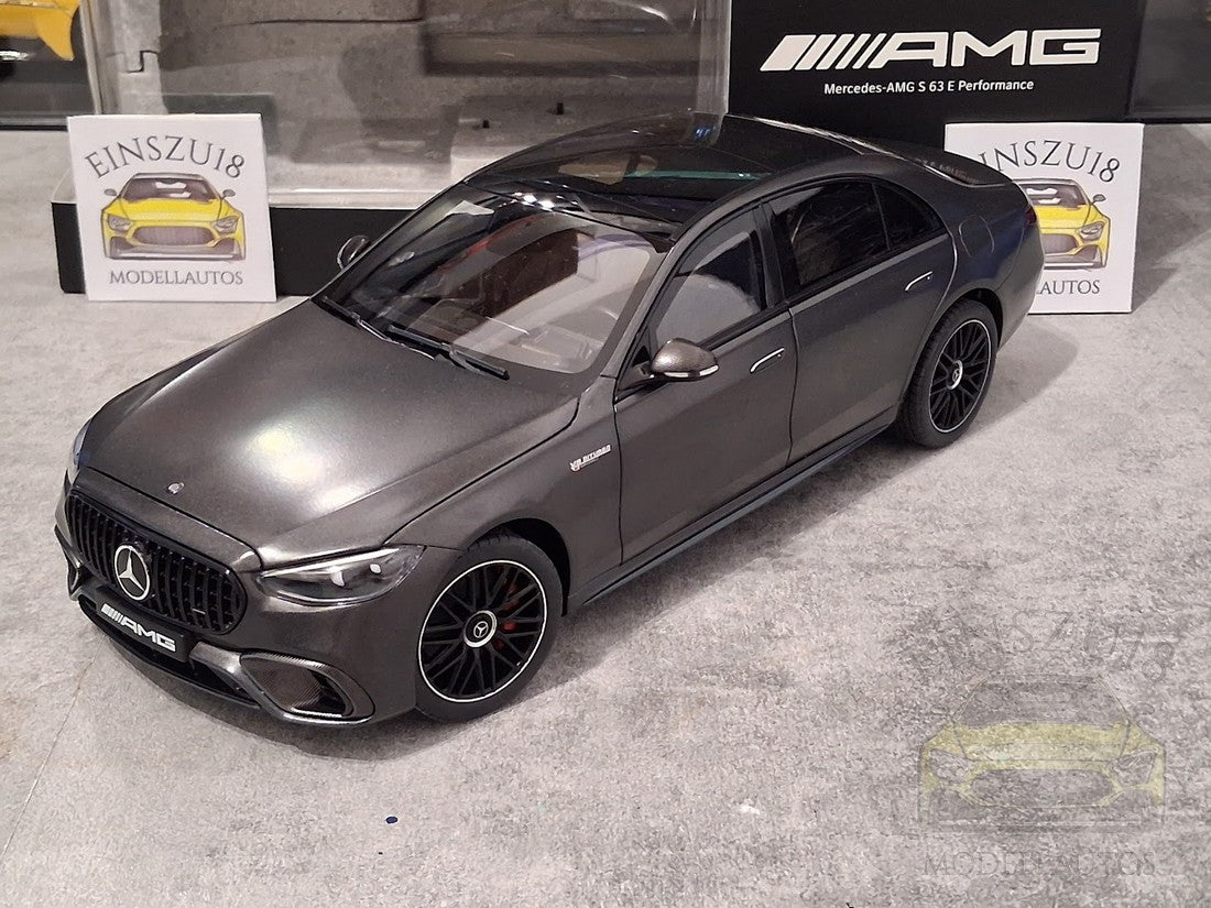 Mercedes-Benz AMG S63 E V223 Graphitgrau Magno NZG MB Edition