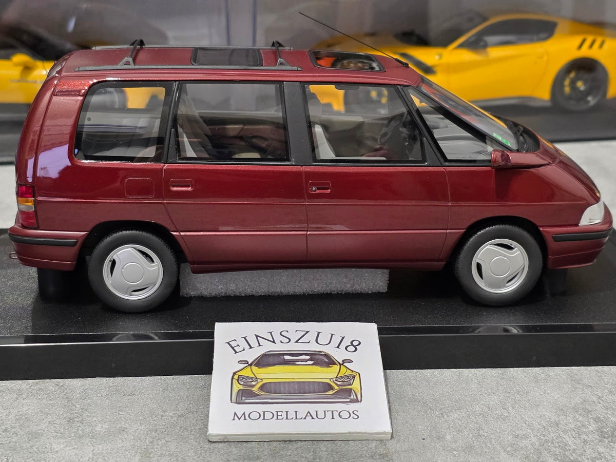 1:18 RENAULT ESPACE RXE V6 I ROUGE MALAGA 1991 - OT1248