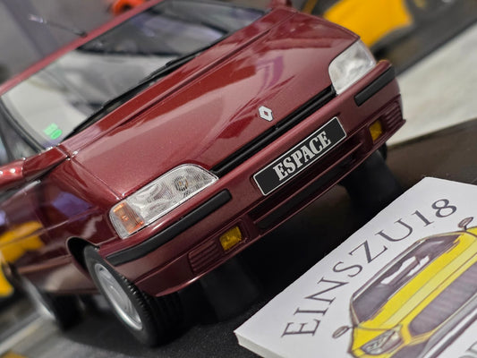 1:18 RENAULT ESPACE RXE V6 I ROUGE MALAGA 1991 - OT1248