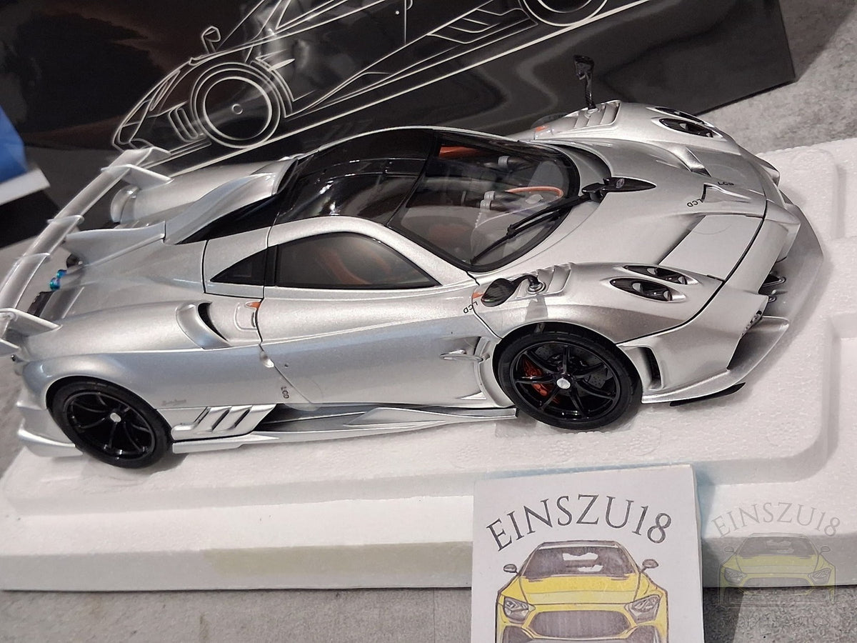 Pagani Imola Coupe 2020 Titan Silver Matt - LCD18023-SI