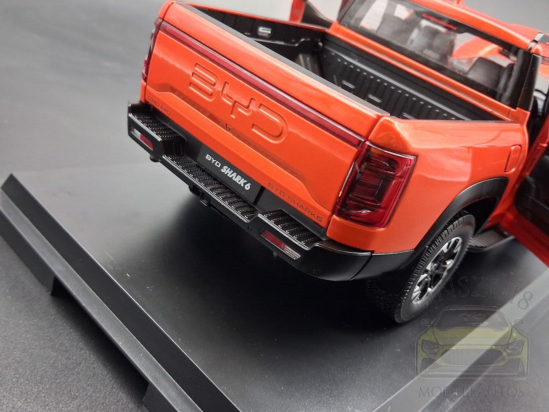 BYD Shark 6 Pick-up Truck Orange Metallic