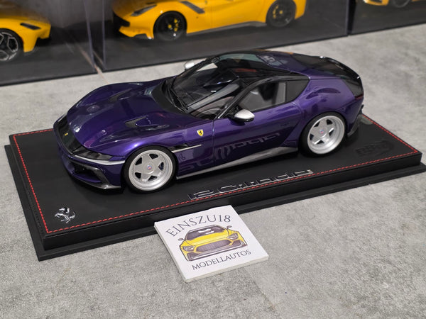 1 of 1 BBR Ferrari 12Cilindri Violet Al Humaid HRE Style Wheels