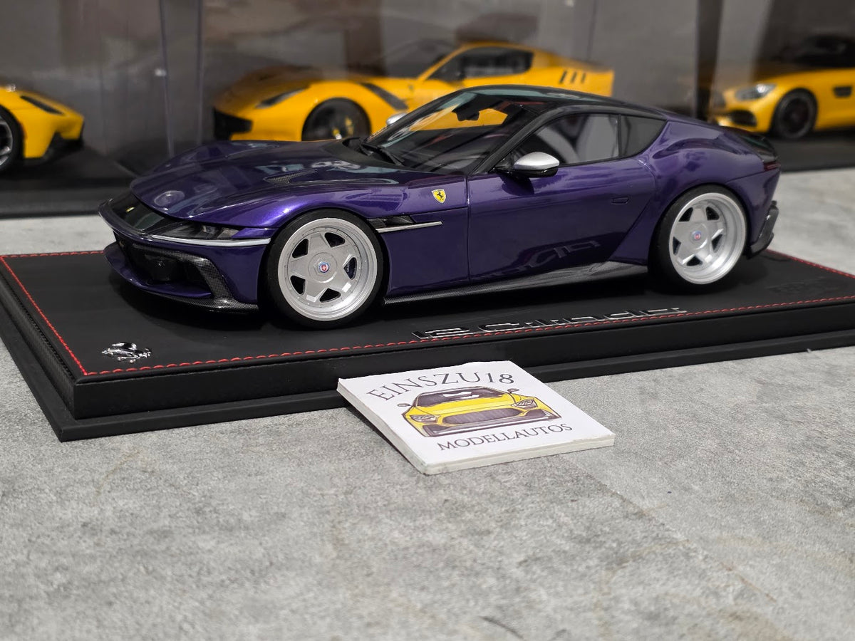 1 of 1 BBR Ferrari 12Cilindri Violet Al Humaid HRE Style Wheels