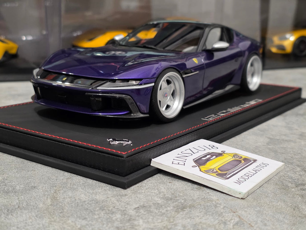 1 of 1 BBR Ferrari 12Cilindri Violet Al Humaid HRE Style Wheels