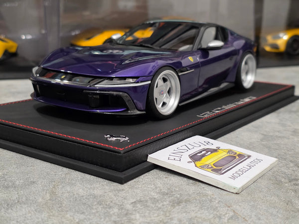 1 of 1 BBR Ferrari 12Cilindri Violet Al Humaid HRE Style Wheels