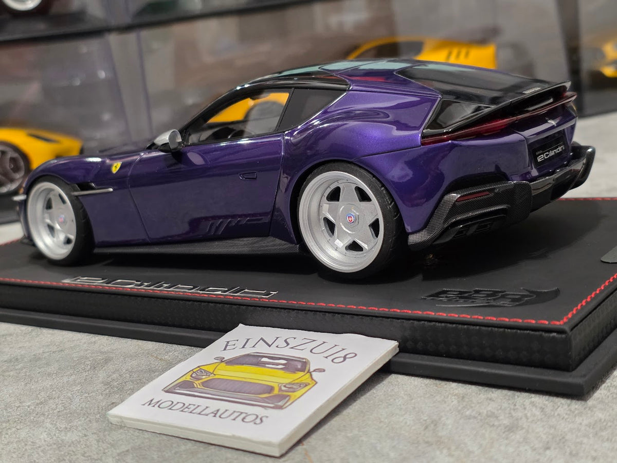 1 of 1 BBR Ferrari 12Cilindri Violet Al Humaid HRE Style Wheels