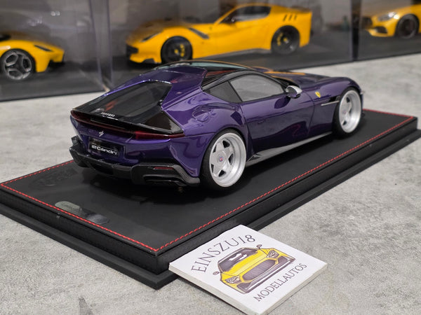 1 of 1 BBR Ferrari 12Cilindri Violet Al Humaid HRE Style Wheels