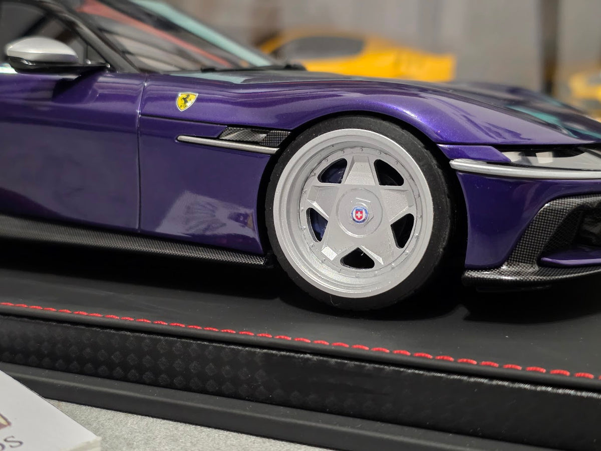 1 of 1 BBR Ferrari 12Cilindri Violet Al Humaid HRE Style Wheels