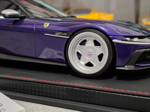 1 of 1 BBR Ferrari 12Cilindri Violet Al Humaid HRE Style Wheels