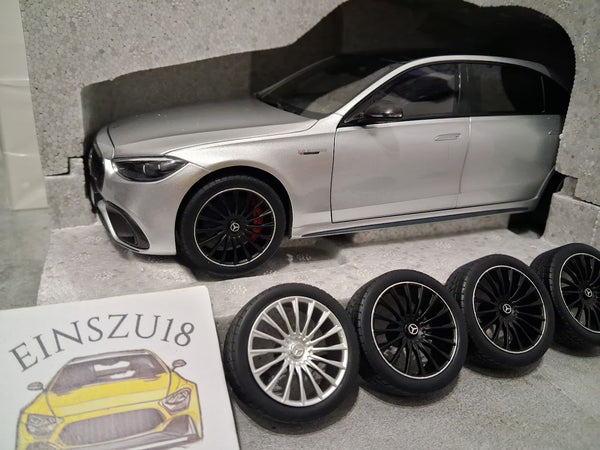 Mercedes-Benz AMG S63 E V223 Hightech Silver mit 2. Radsatz - 111600055