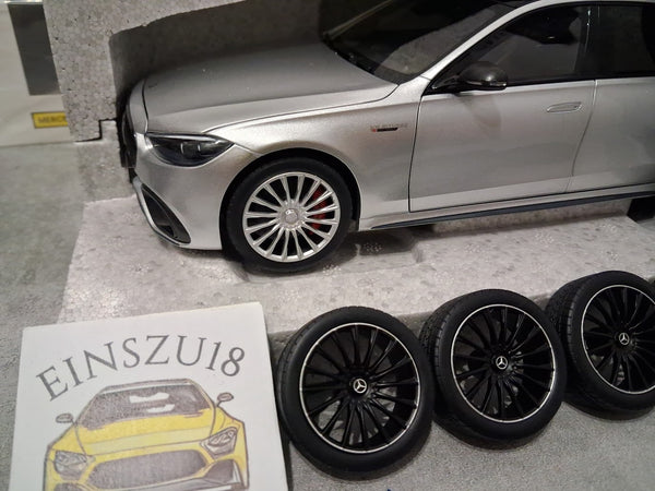 Mercedes-Benz AMG S63 E V223 Hightech Silver mit 2. Radsatz - 111600055