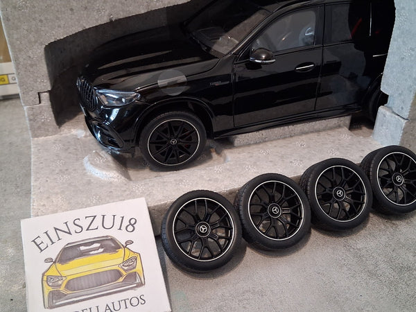 Mercedes-Benz AMG GLC63 Obsidian Black mit 2. Radsatz NZG - 111000050