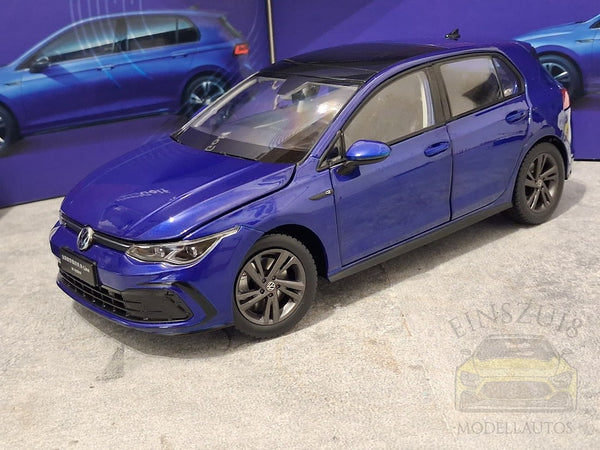 VW Golf VIII 8 (2020) DIGITAL R-LINE BLUE Modellauto China • B-Ware 1