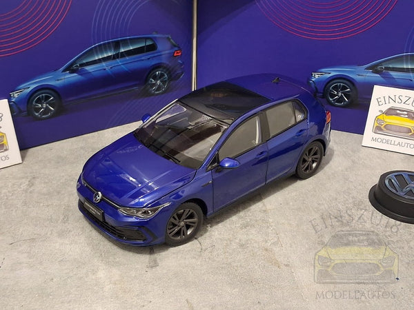 VW Golf VIII 8 (2020) DIGITAL R-LINE BLUE Modellauto China • B-Ware 2