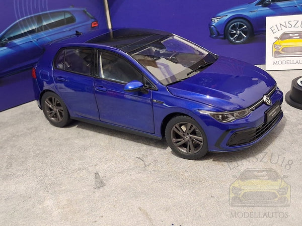 VW Golf VIII 8 (2020) DIGITAL R-LINE BLUE Modellauto China • B-Ware 2