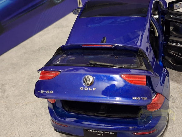 VW Golf VIII 8 (2020) DIGITAL R-LINE BLUE Modellauto China • B-Ware 2