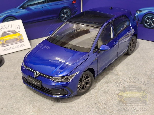 VW Golf VIII 8 (2020) DIGITAL R-LINE BLUE Modellauto China • B-Ware 2