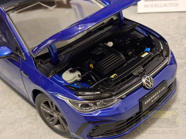 VW Golf VIII 8 (2020) DIGITAL R-LINE BLUE Modellauto China • B-Ware 2