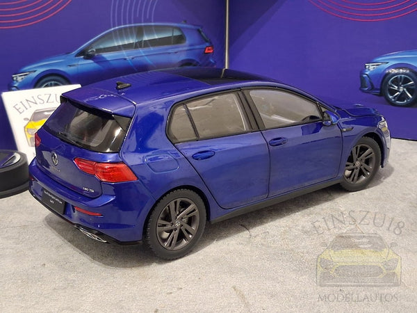 VW Golf VIII 8 (2020) DIGITAL R-LINE BLUE Modellauto China