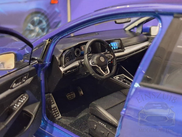 VW Golf VIII 8 (2020) DIGITAL R-LINE BLUE Modellauto China