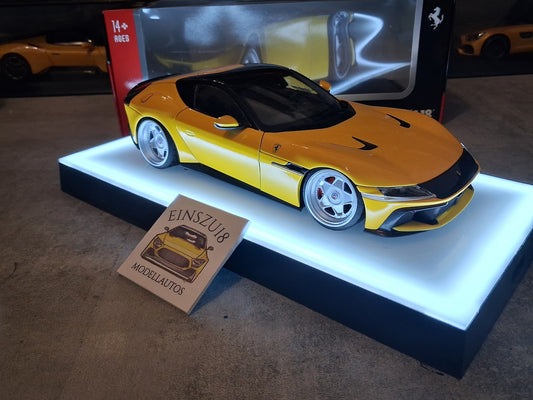 1 of 1 Polistil Ferrari 12Cilindri Giallo Modena HRE Style Wheels - 18FE02014-WB