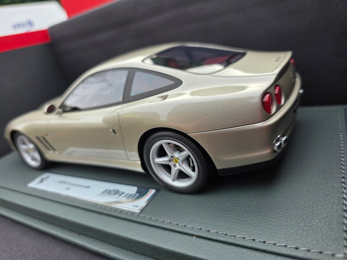 1:18 BBR Ferrari 550 Maranello 1996 - made in italy Grigio Ingrid - Bordeaux - BBR1873B