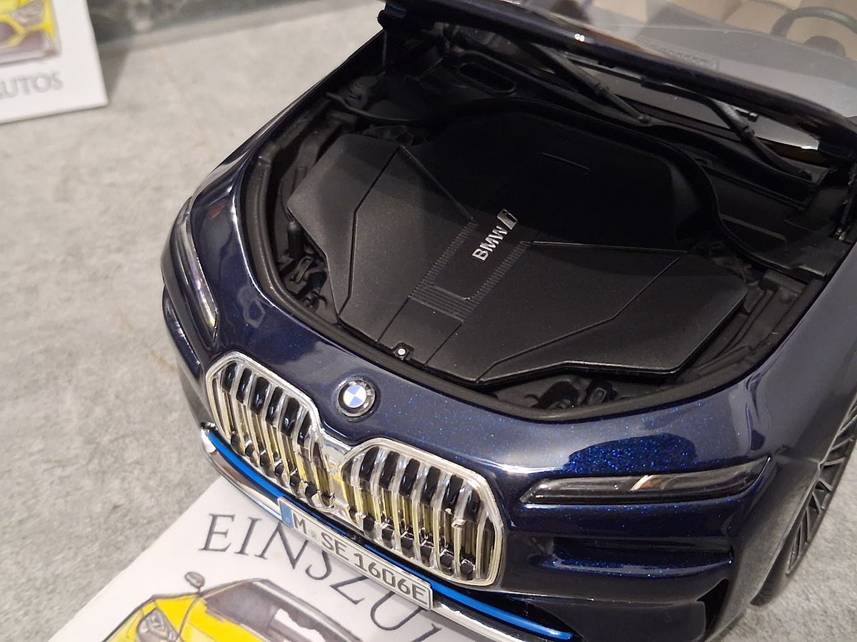 1:18 BMW i7 Dunkelblau Metallic Einzelstück 1 of 1 Minichamps