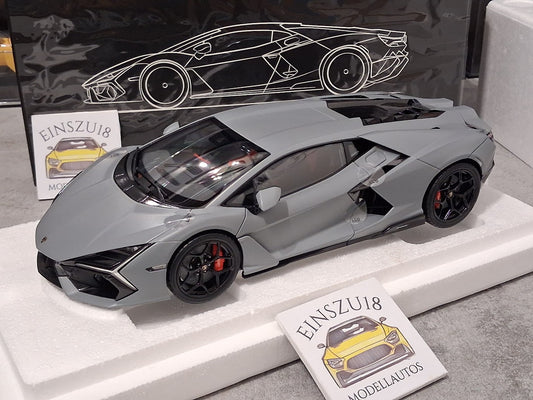 1:18 LCD Models - 2023 Lamborghini Revuelto Matte Grey - LCD18026-MG