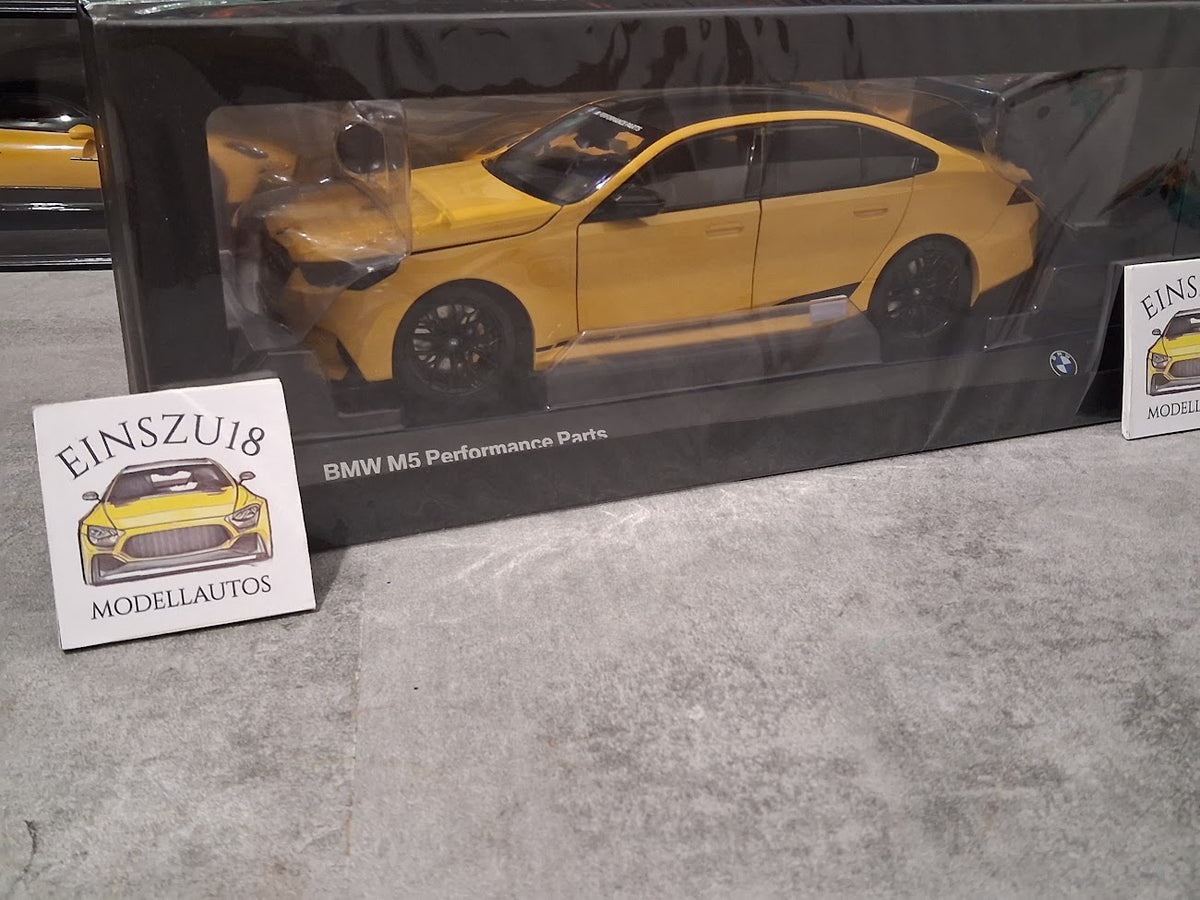 1:18 Minichamps BMW M5 2024 M Performance Parts Gelb Yellow