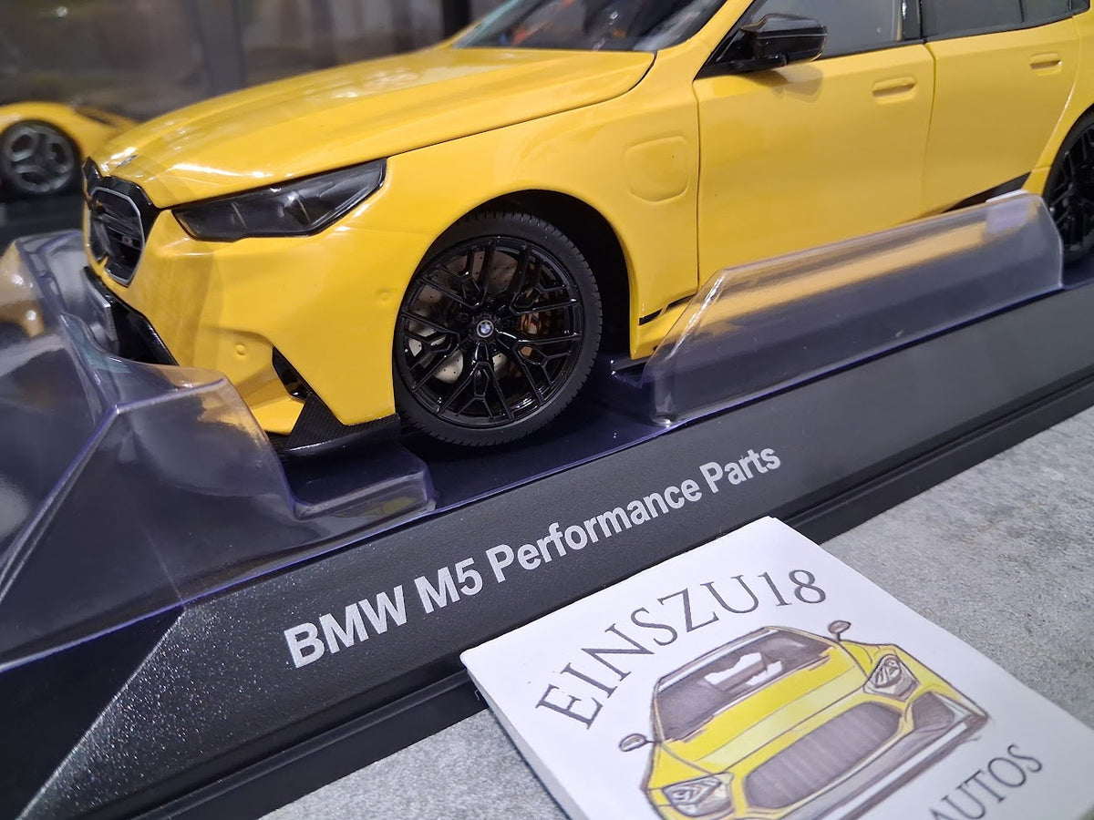 1:18 Minichamps BMW M5 2024 M Performance Parts Gelb Yellow
